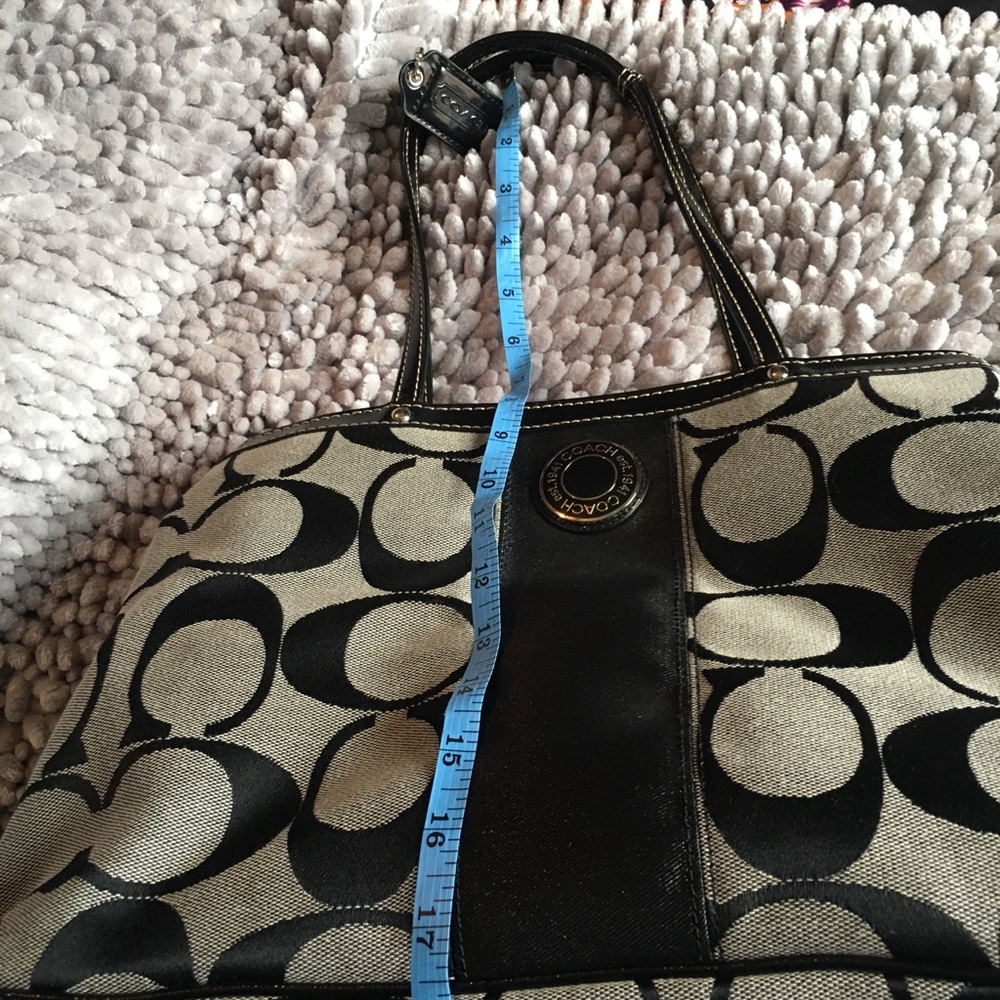 👜👛🐎Coach kisslock🖤🤍🩶 - Picture 7 of 8